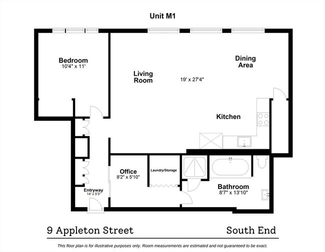 APT-1 - 9 Appleton St, Condo with 1 bedrooms, 1 bathrooms and null parking in Boston MA | Image 24