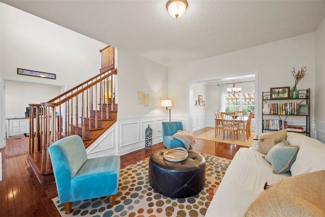 Notice the wainscot and the overhead light fixture to provide light year round. | Image 20