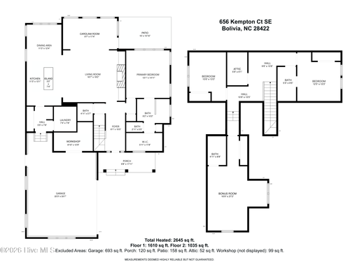 656 Kempton Ct Se, Bolivia, NC, 28422-4503 | Card Image