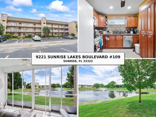 109-9221 Sunrise Lakes Blvd, Sunrise, FL, 33322-1373 | Card Image