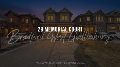 29 Memorial Court, Bradford West Gwillimbury, ON, L3Z4H5 | Card Image