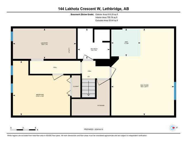 144 Lakhota Crescent W, Home with 3 bedrooms, 2 bathrooms and 2 parking in Lethbridge AB | Image 25