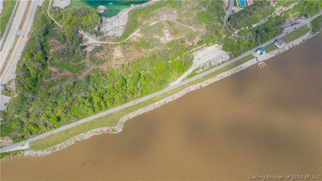 Arial view of available lot and surrounding area along the river. | Image 6