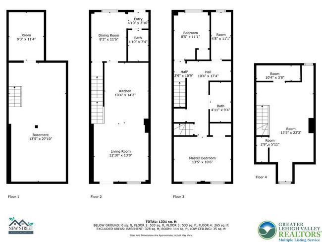 1478 E 5 Th St, Townhouse with 3 bedrooms, 2 bathrooms and null parking in BETHLEHEM PA | Image 40