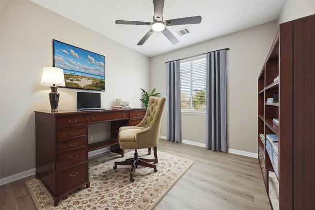Virtually Staged 2nd Bedroom - Flex Room Downstairs with Full Bath in Hallway | Image 23