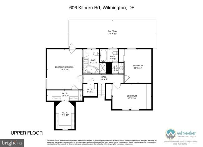 606 Kilburn Rd, House other with 4 bedrooms, 3 bathrooms and null parking in WILMINGTON DE | Image 7