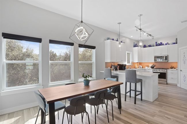 View of living room and kitchen. Beautiful views! | Image 5