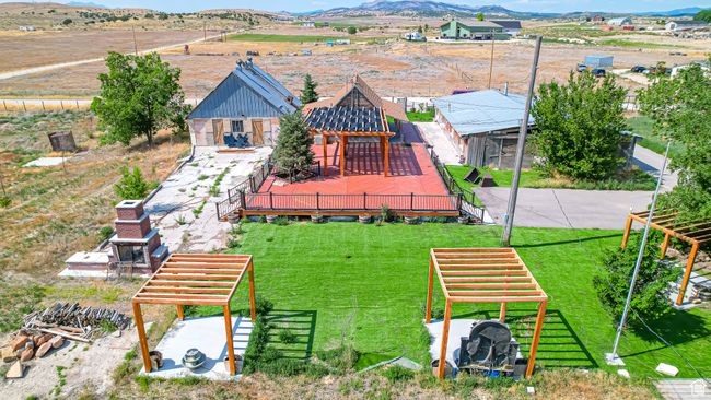 Drone / aerial view featuring a mountain view | Image 22