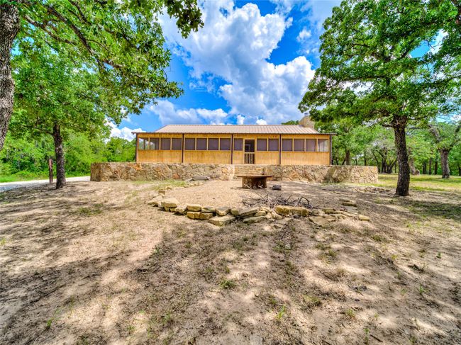Back yard of log cabin with fire pit - 2 of 2 | Image 29