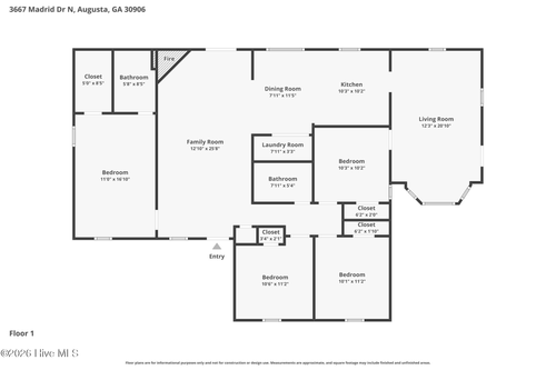 3667 Madrid Drive N, Augusta, GA, 30906 | Card Image