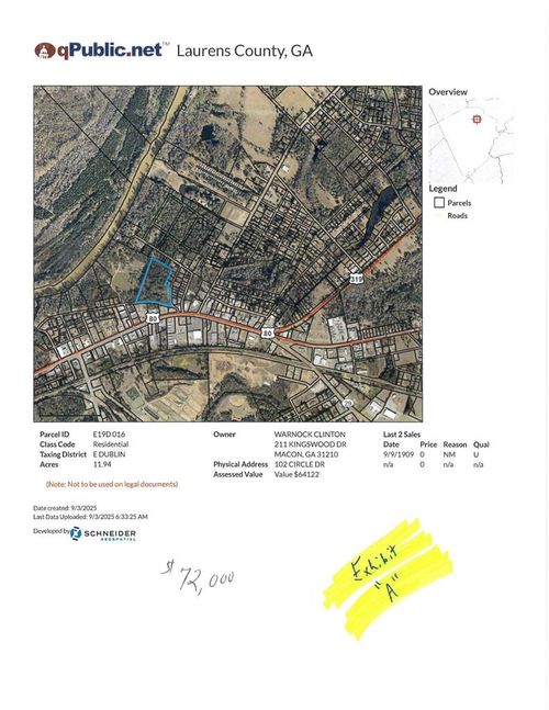 102 Circle Dr, East Dublin, GA, 31027-7416 | Card Image