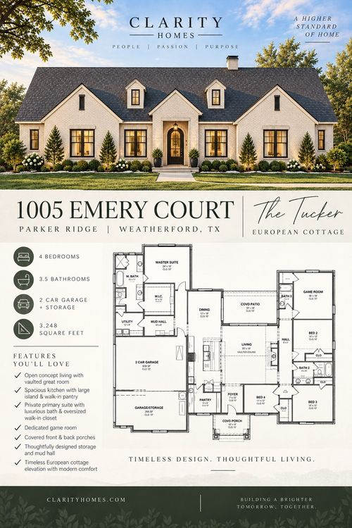 1005 Emery Ct, Weatherford, TX, 76087-3666 | Card Image