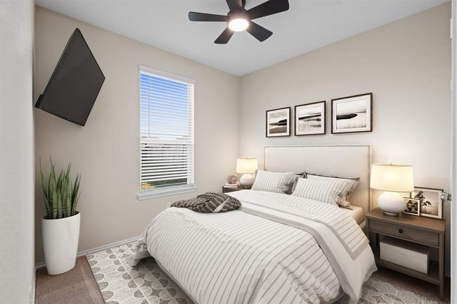 Bedroom #1 downstairs Virtual staged. | Image 16