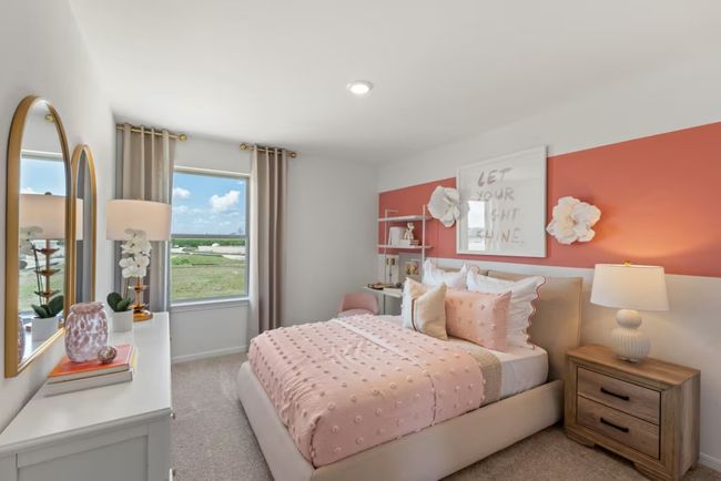 Photo of Pulte model home with same floor plan, not of actual home listed. | Image 8