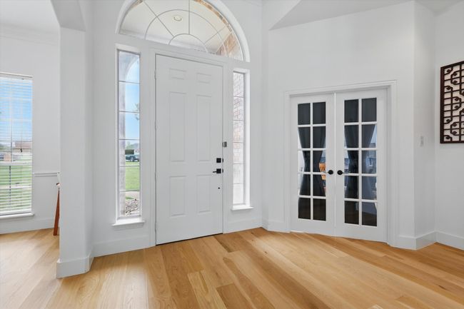 Beautiful SOLID wide plank hardwood flooring. | Image 7