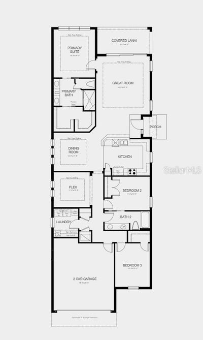 Structural options include: tray ceiling, garage extension, and 8' interior doors. | Image 2