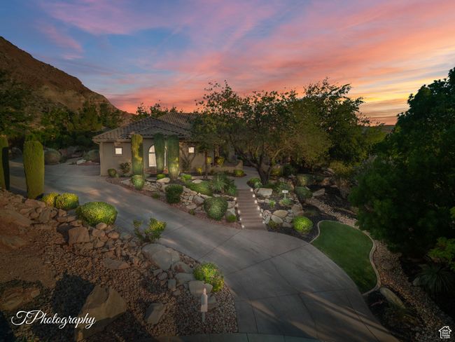View of front of house featuring a mountain view and stairs | Image 4