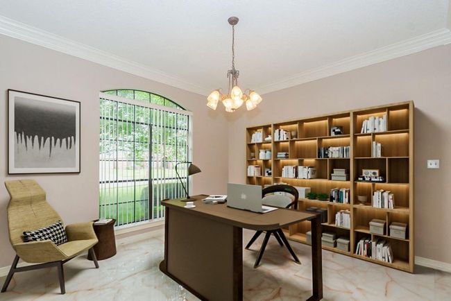 Flex space/office to the left when you enter. Virtually staged | Image 8