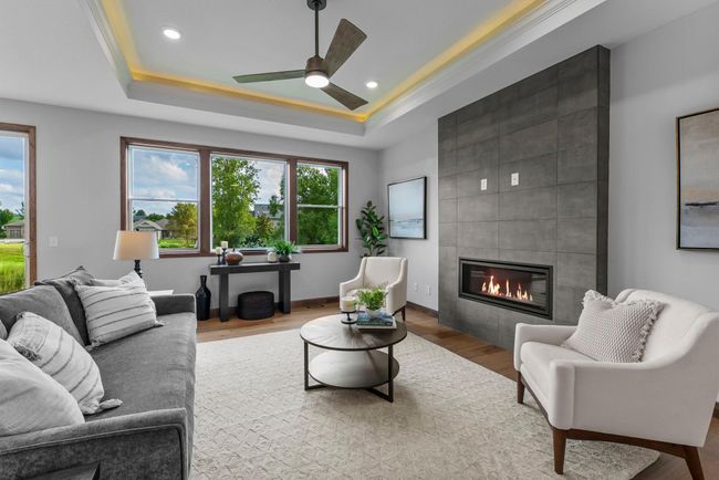 Cozy, Modern Fireplace | Image 11