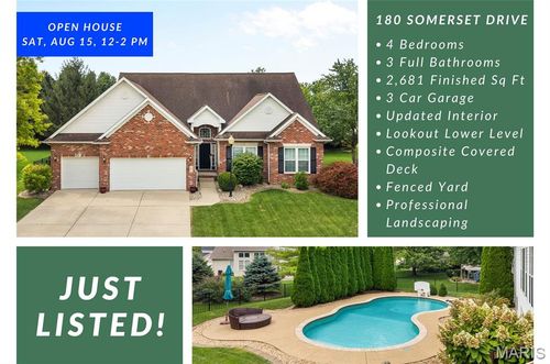 180 Somerset Dr, Glen Carbon, IL, 62034-1369 | Card Image