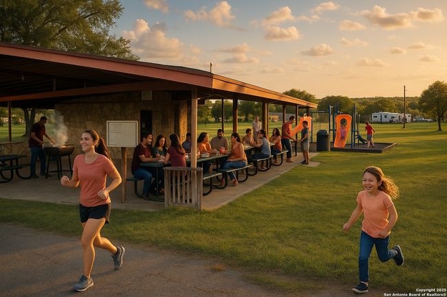 Virtually staged. Pavilion inside sports park | Image 13