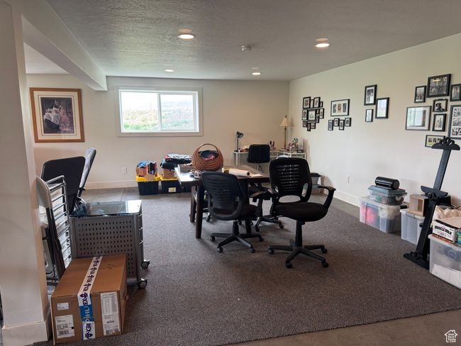 Basement guest area featuring recessed lighting and baseboards | Image 17