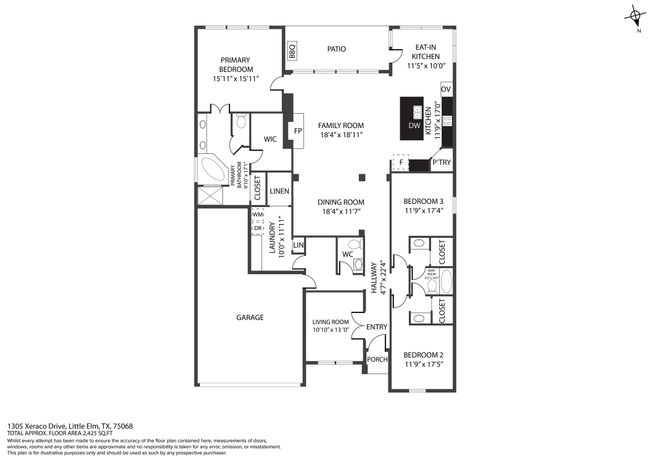 1305 Xeraco Dr, House other with 3 bedrooms, 3 bathrooms and null parking in Little Elm TX | Image 24