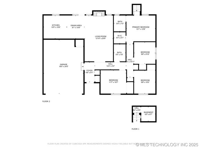 13973 S Hickory St, House other with 4 bedrooms, 2 bathrooms and null parking in Glenpool OK | Image 34
