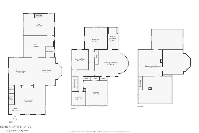 44 Irving Pl, House other with 4 bedrooms, 3 bathrooms and null parking in Red Bank NJ | Image 68