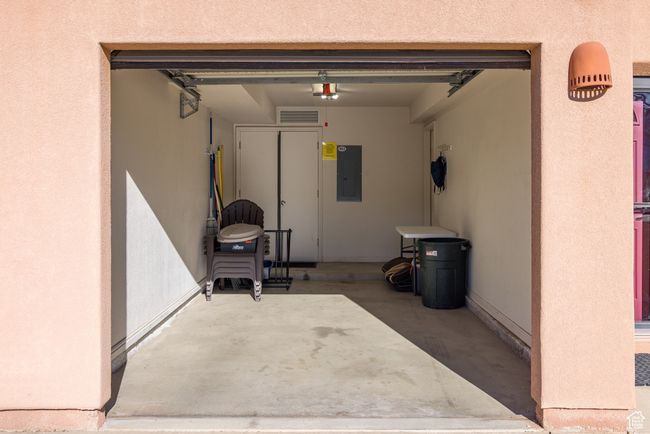 Garage featuring electric panel | Image 32