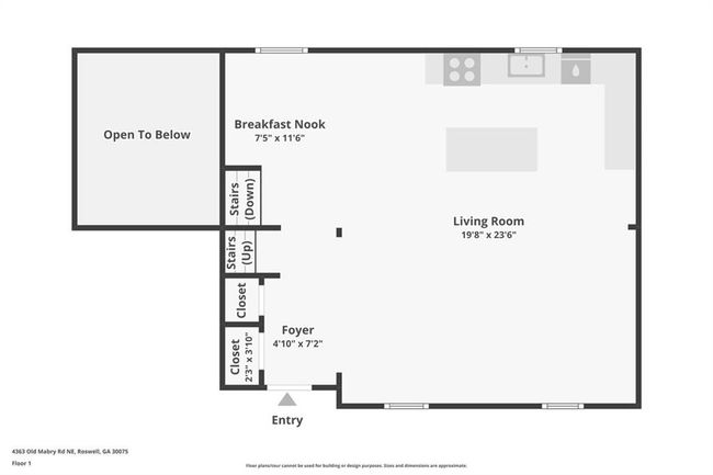 4363 Old Mabry Rd Ne, House other with 4 bedrooms, 3 bathrooms and 6 parking in Roswell GA | Image 56