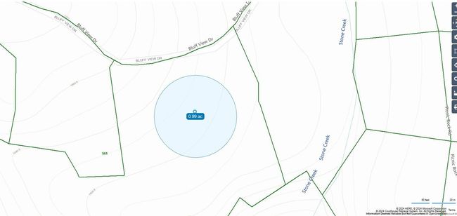 Topo map of the 1 acre designated homesite | Image 5