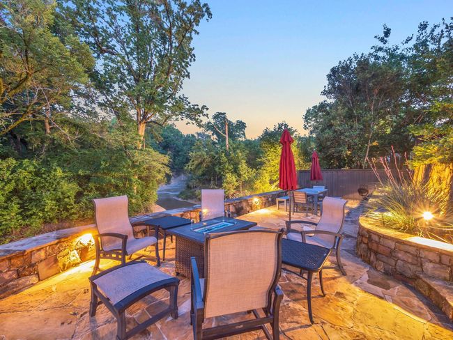 View of patio at twilight | Image 31