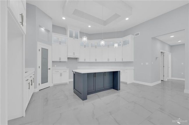 Kitchen with Quartz and functional Island OPEN Design Sleek moderen cabinetry with Lighting | Image 12