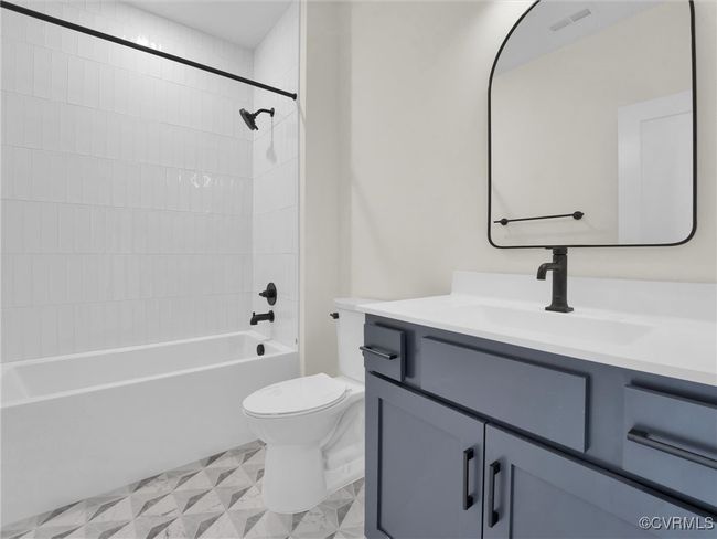 Photo represents the plan, not the actual home. Design selections may vary. Upstairs bathroom with tub/shower combo. | Image 16