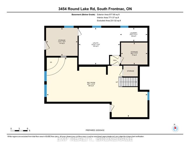 3454 Round Lake Road, House other with 3 bedrooms, 1 bathrooms and 8 parking in South Frontenac ON | Image 34