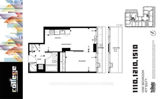 1110 - 297 College St, Condo with 1 bedrooms, 1 bathrooms and null parking in Toronto ON | Image 14