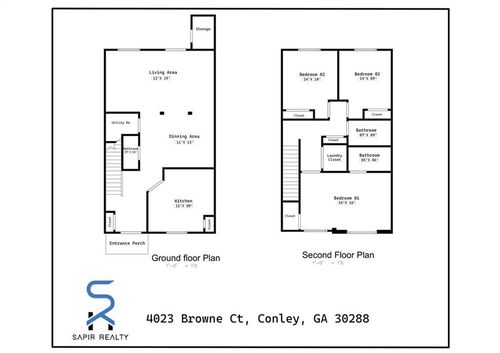 4023 Browne Ct, Conley, GA, 30288-6811 | Card Image