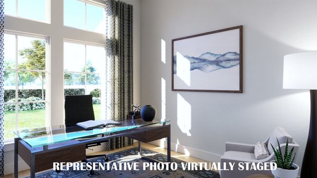 Your new dream office is located at the front of this beautiful home and offers privacy for those needing to work from home. REPRESENTATIVE PHOTO VIRTUALLY STAGED | Image 5