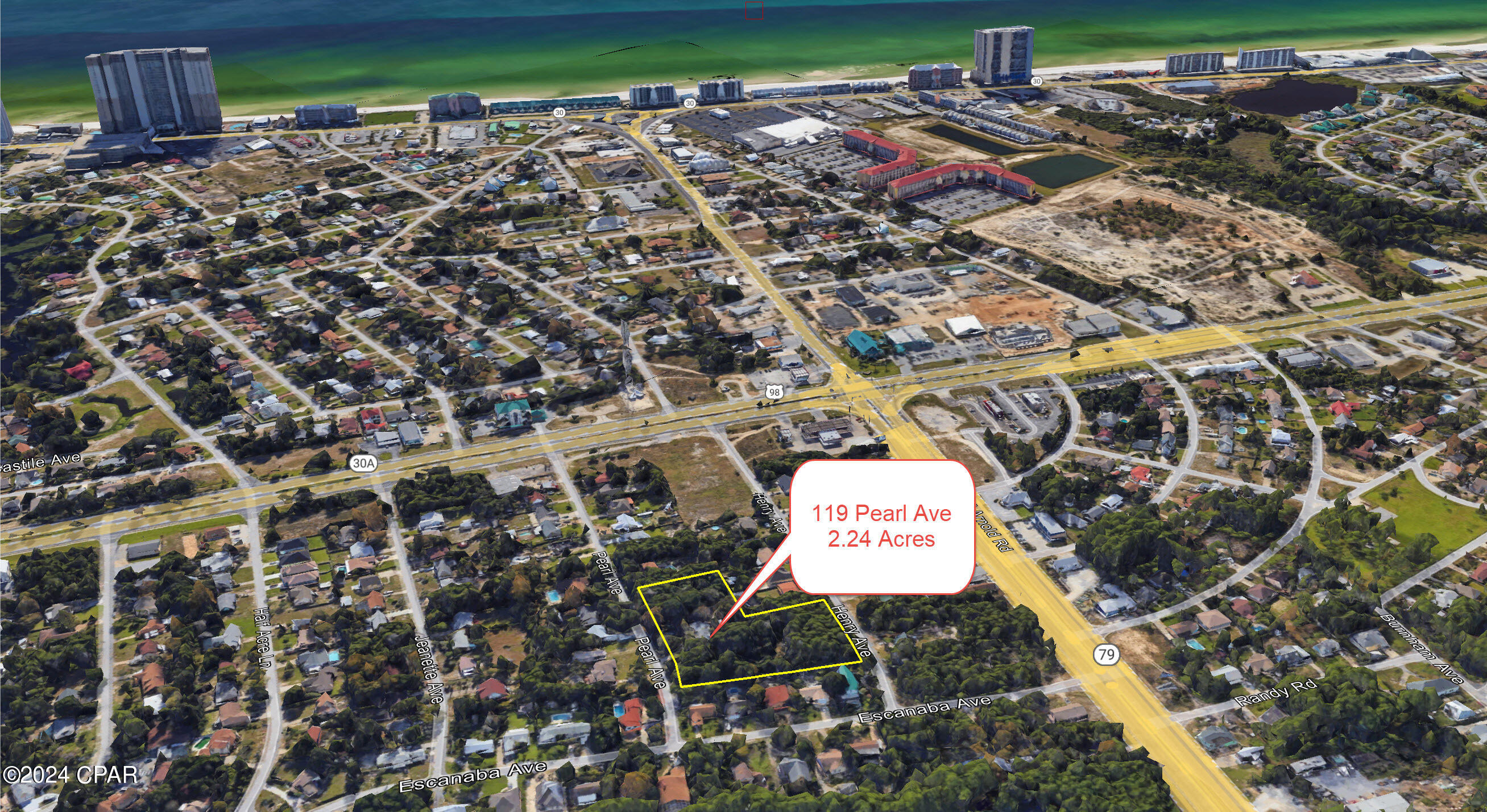 Pearl Ave, Panama City Beach, FL 32413
