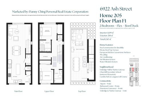 205-6922 Ash St, Vancouver, BC, V6P0K9 | Card Image