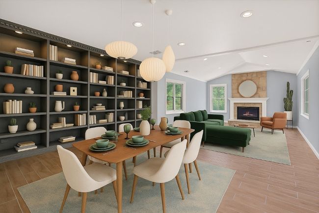 Virtual revisioning of library/dining area (with an error moving the backdoor). | Image 4