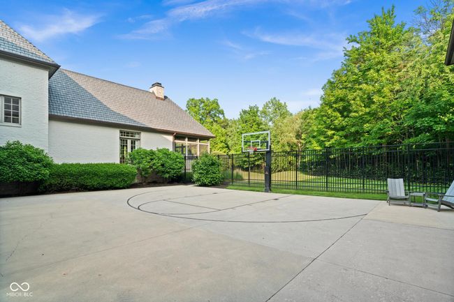view of basketball court with basketball hoop | Image 111