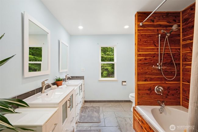 Full bathroom with double vanities. | Image 27