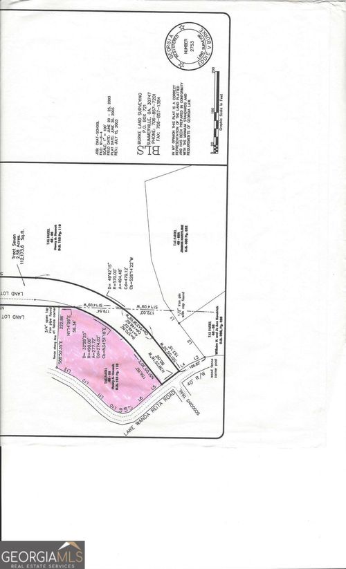 0 Lake Wanda Rita Rd, Summerville, GA, 30747 | Card Image