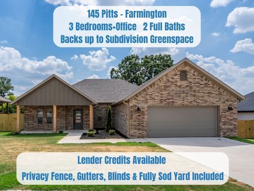 145 W Pitts St, Farmington, AR, 72730-2003 | Card Image