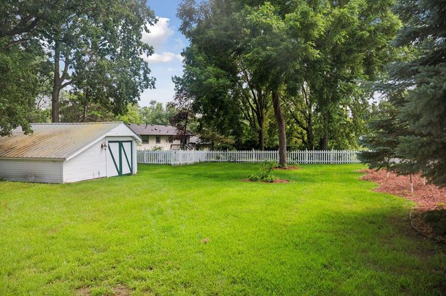 Backyard with chicken coop, raised garden bed area with irrigation | Image 52