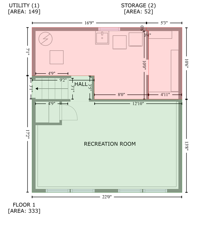 Floor Plans Lower Level - 10632 Arrowhead St NW | Image 33