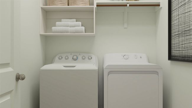 Washroom featuring independent washer and dryer | Image 13