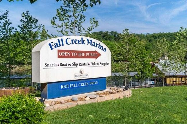 Fall Creek Marin Sign by the pool | Image 30